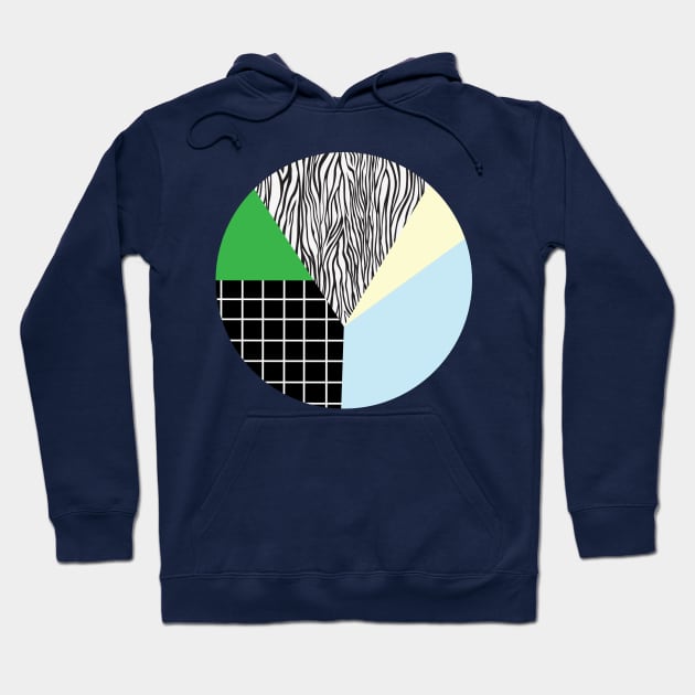 Zebra Circle Hoodie by Belle_Kelly